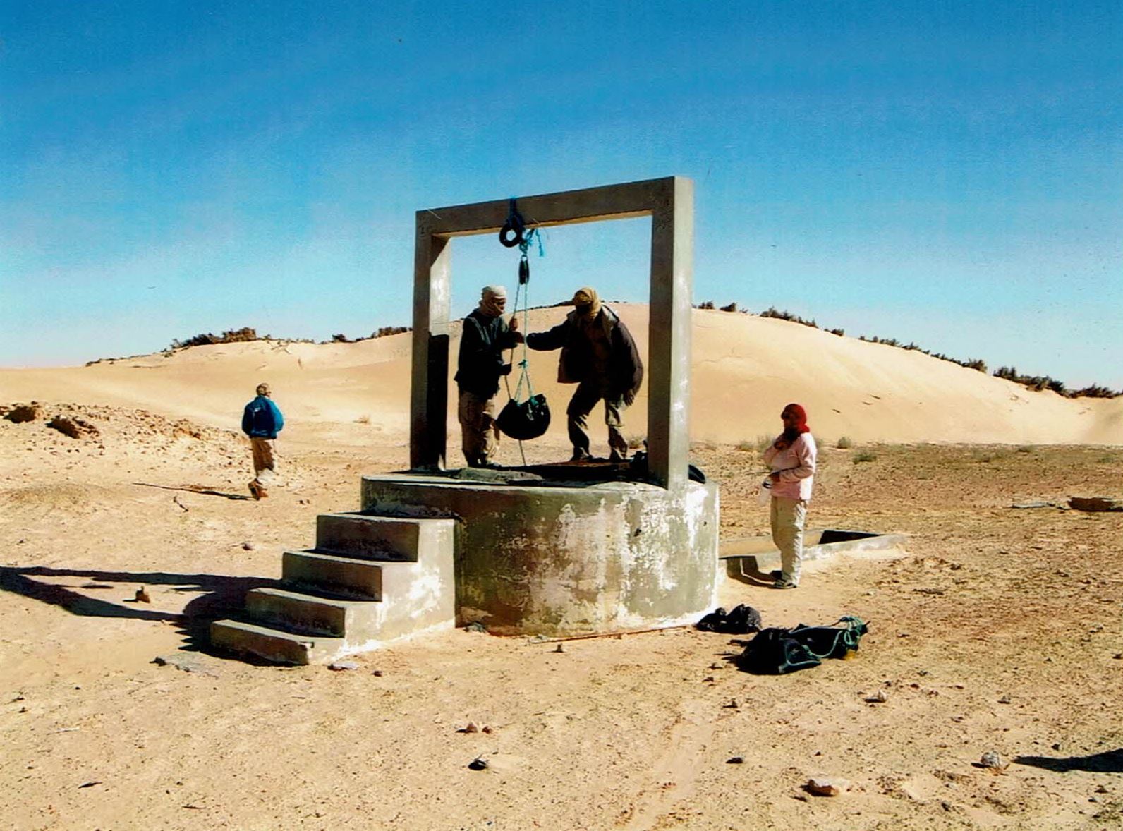 Eine Wüstenwanderung mit Lastkamelen Ankunft in Tunis Carthage oder in Nfidha Hammamet